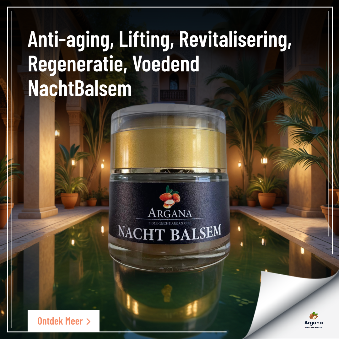 Nacht Balsem Met Argan, Cactus Vijg Olie en Shea Boter™